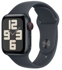 Watch SE 2024 LTE Alu 40 Sportarmband Mitternacht S/M MXGC3