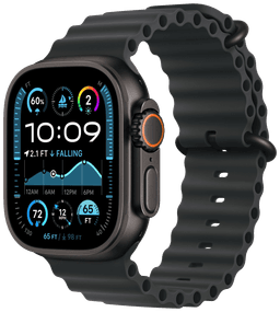Watch Ultra 2 2024 LTE 49mm Ocean Armband Schwarz MX4P3