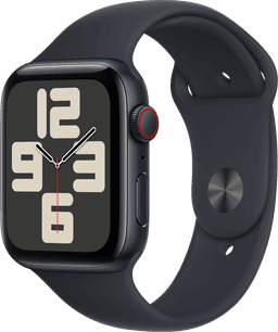 Watch SE 2024 LTE Alu 44 Sportarmband Mitternacht M/L MXGM3