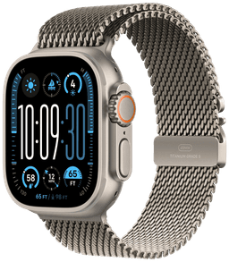 Watch Ultra 2 2024 LTE 49mm Milanaise Armband Titan M MX5R3