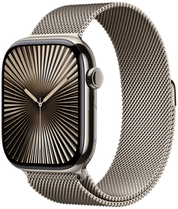 Watch 10 LTE Natur Titan 46 Milanaise Loop Natur M/L MWYC3