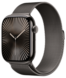 Watch 10 LTE Titan 46mm Milanaise Loop Schiefer M/L MWYW3