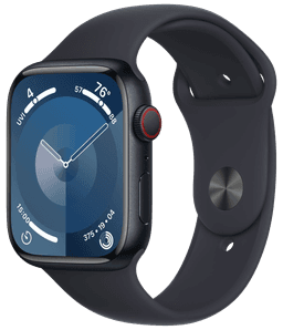 Watch 9 LTE Alu 45mm Sportarmband Mitternacht S/M 3M597