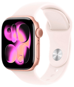 Watch 11 5G gold Alu 42mm Sportarmband Blassrosa S/M MF8E4