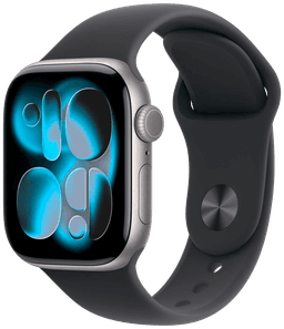 Watch 11 5G Grau Alu 42mm Sportarmband Schwarz S/M MF8A4