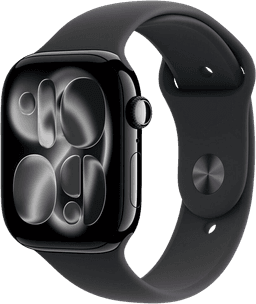 Watch 11 GPS Alu 46mm Sportarmband Schwarz M/L MEUX4