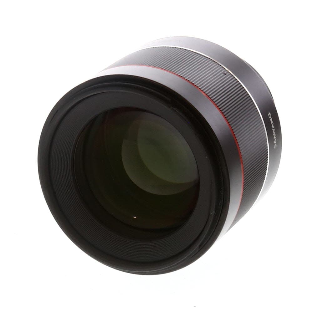 Samyang AF 85mm f/1.4 FE Full-Frame Autofocus Lens for Sony E-Mount, Black | 77 | - LN- - Like New Minus - With Caps, Case, Hood | Used