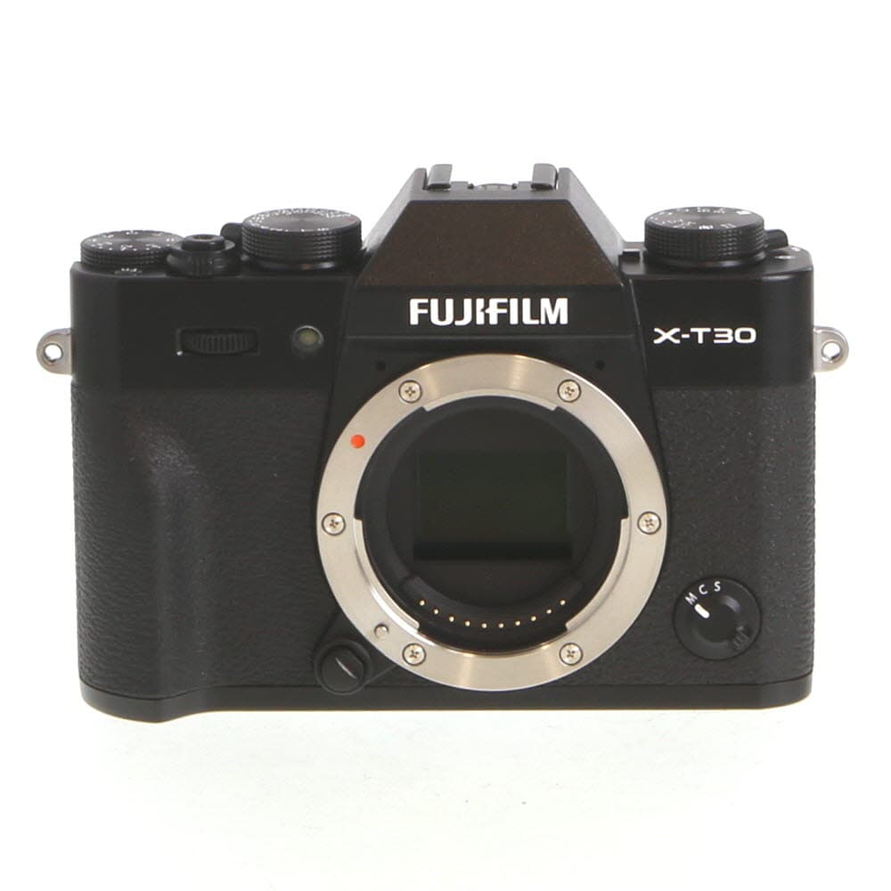 FUJIFILM X-T30 Mirrorless Camera Body, Black | 26.1MP | - EX - Excellent - With Battery & Charger | Used