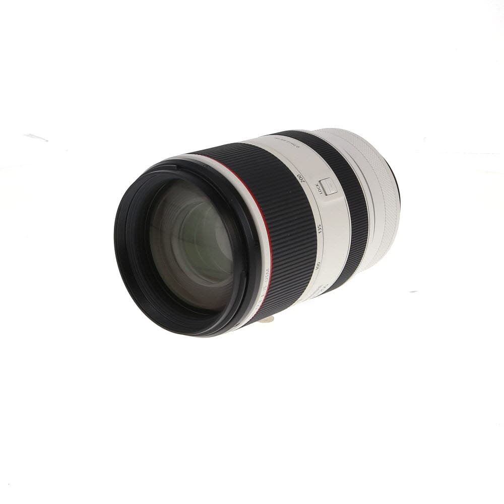 Canon RF 70-200mm f/2.8 L IS USM Full-Frame Lens for RF-Mount, White | 77 | with Tripod Collar/Foot - LN- - Like New Minus - With Caps, Hood | Used