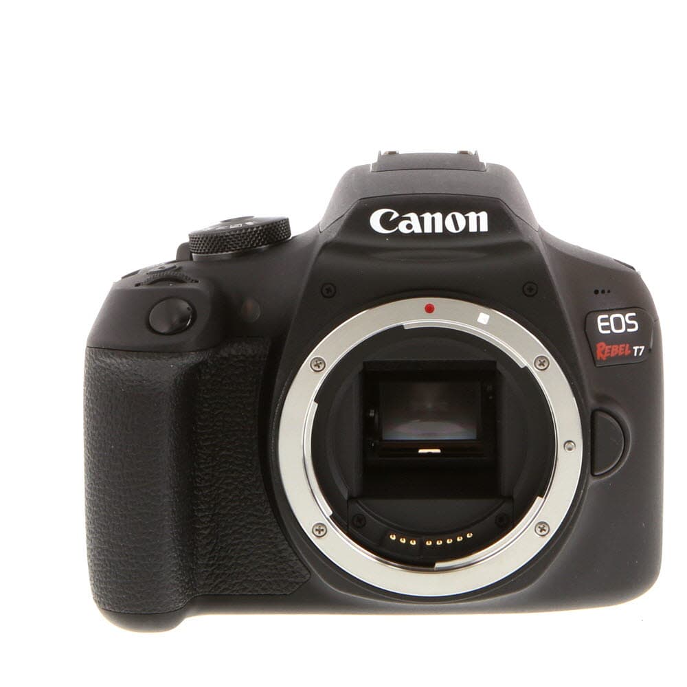 Canon EOS Rebel T7 DSLR Camera Body | 24MP | with 5-Pin Hot Shoe - EX+ - Excellent Plus - With Battery and Charger | Used