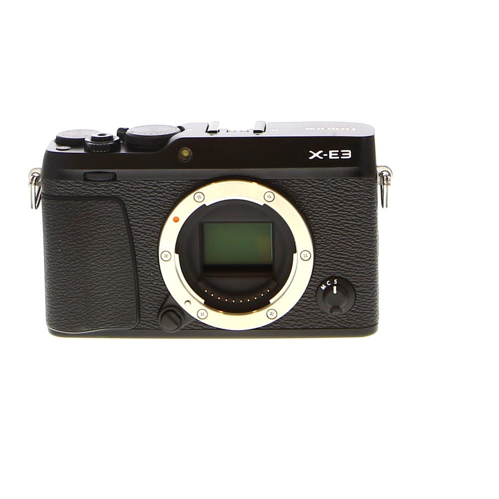 FUJIFILM X-E3 Mirrorless Camera Body, Black | 24.3MP | with EF-X8 Flash - EX - Excellent - With Battery & Charger | Used