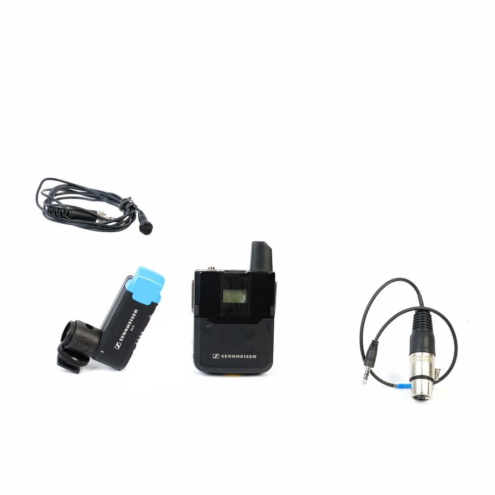 Sennheiser AVX-ME2 SET Wireless Lavalier Microphone System for Video - EX+ - Excellent Plus - w/ AC Adapter/USB Cable, CL 400 Adapter Cable, EKP AVX Receiver, EKP Shoe Mount Adapter, ME2 Lavalier Mic, SK AVX Transmitter