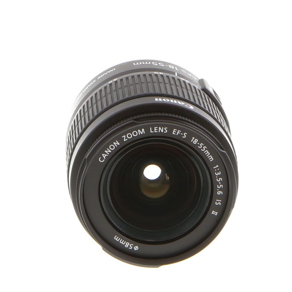 Canon EF-S 18-55mm f/3.5-5.6 IS II Macro Autofocus APS-C Lens, Black | 58 | - LN- - Like New Minus - With Caps | Used