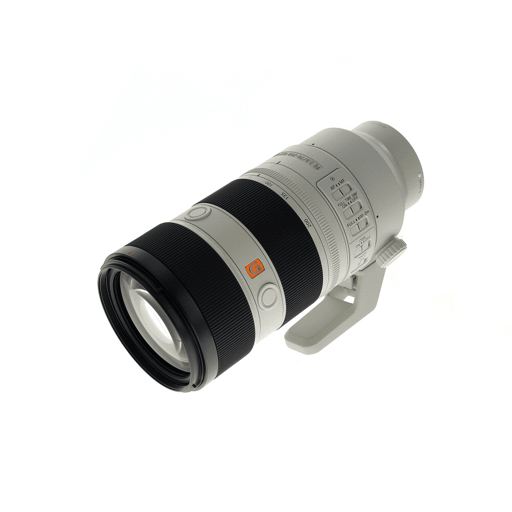 Sony FE 70-200mm f/2.8 GM OSS II Full-Frame Autofocus Lens for E-Mount, White | 77 | w/ Tripod Foot (SEL70200GM2) - LN- - Like New Minus - w/ Caps, Case, Hood, Tripod Foot
