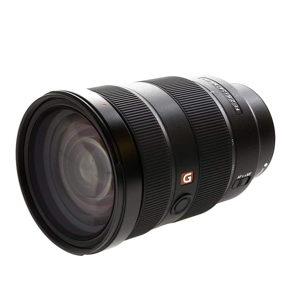 Sony FE 24-70mm f/2.8 GM Full-Frame Autofocus Lens for E-Mount, Black | 82 | SEL2470GM - LN- - Like New Minus - With Case, Caps and Hood | Used