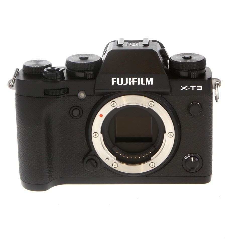 FUJIFILM X-T3 Mirrorless Camera Body, Black | 26.1MP | with EF-X8 Flash - LN- - Like New Minus - With Battery and Charger | Used