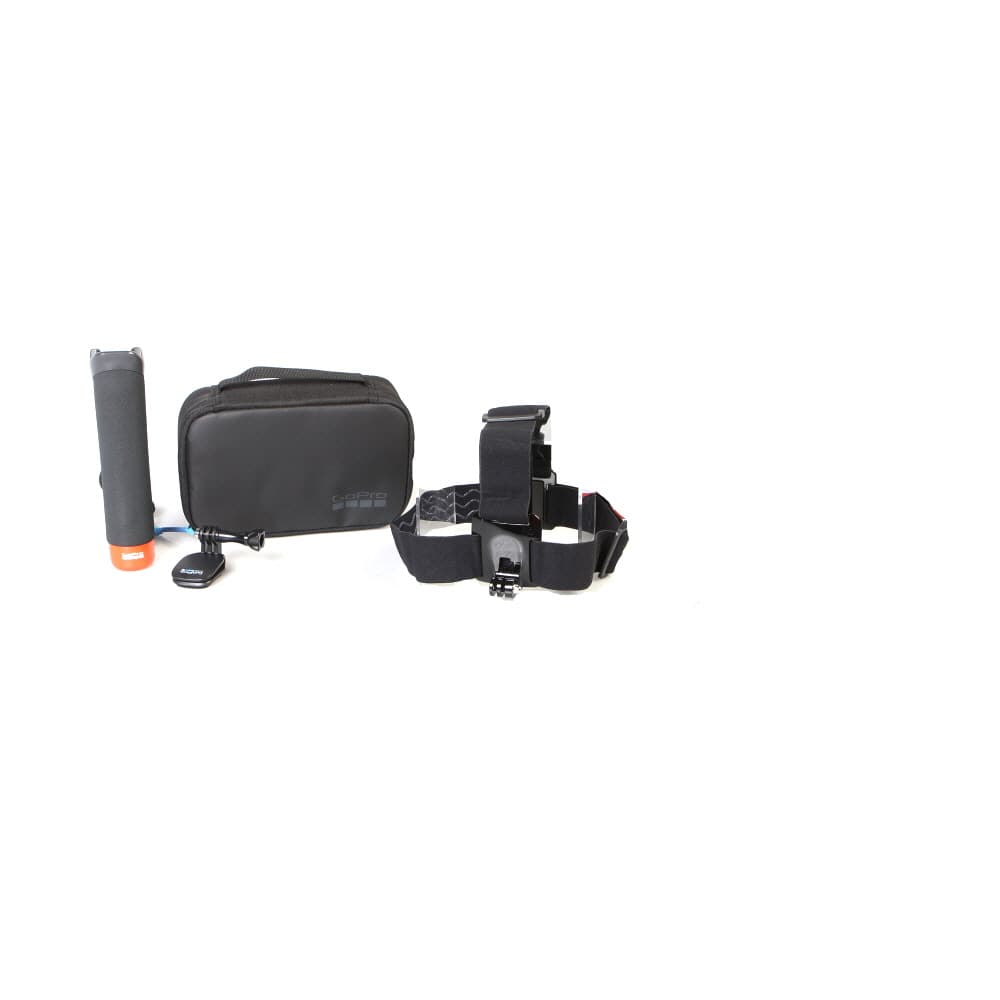 GoPro Adventure Kit 2.0 for HERO Action Cameras -Includes: The Handler Floating Grip, Head Strap/Quick Clip - LN- - Like New Minus - w/ Case, Thumb Screw, Wrist Strap