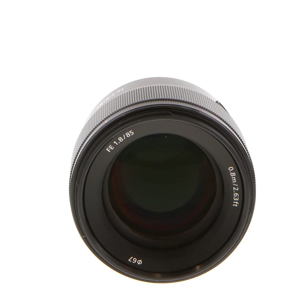 Sony FE 85mm f/1.8 Full-Frame Autofocus Lens for E-Mount, Black | 67 | SEL85F18 - EX - Excellent - With Caps, Hood | Used