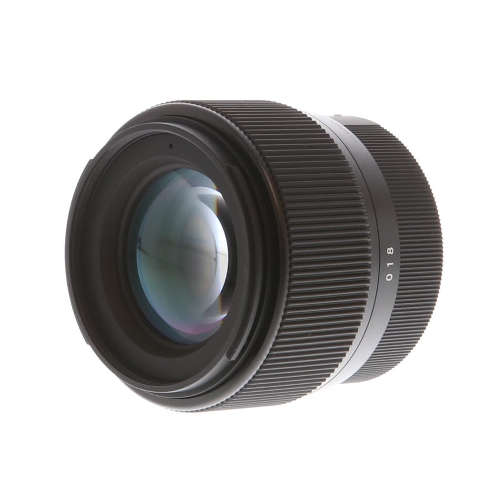 Sigma 56mm f/1.4 DC DN C (Contemporary) Autofocus APS-C Lens for Sony E-Mount, Black (55) - LN- - Like New Minus - With Caps, Hood | Used