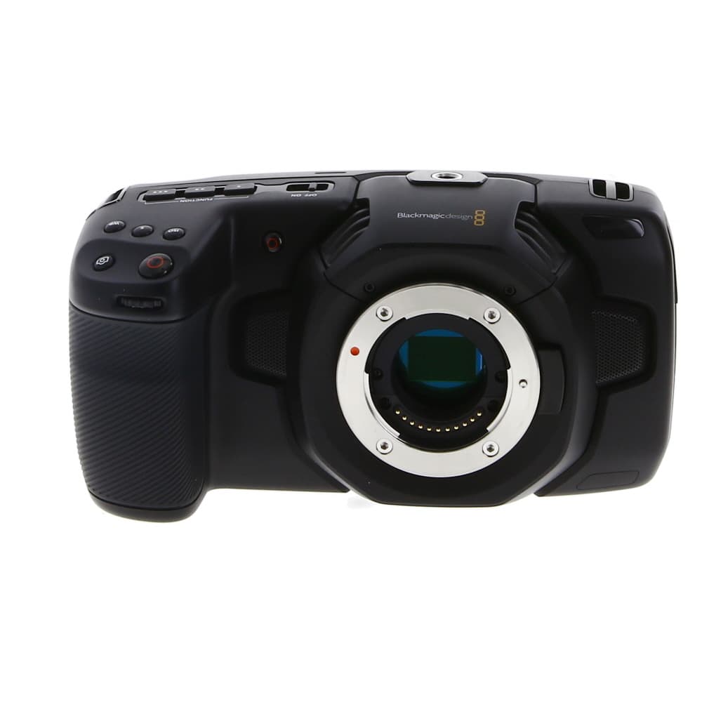 Blackmagic Design Pocket Cinema 4K Camera with MFT (Micro Four Thirds) Mount - LN- - Like New Minus - With AC Power/Charging Cord, Battery | Used