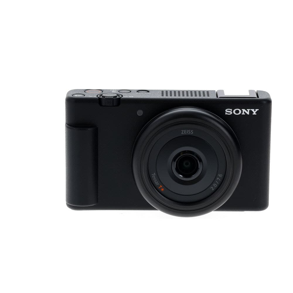 Sony ZV-1F Vlogging Digital Camera, Black | 20.1MP | - LN- - Like New Minus - With Battery, USB Cable, Windscreen | Used