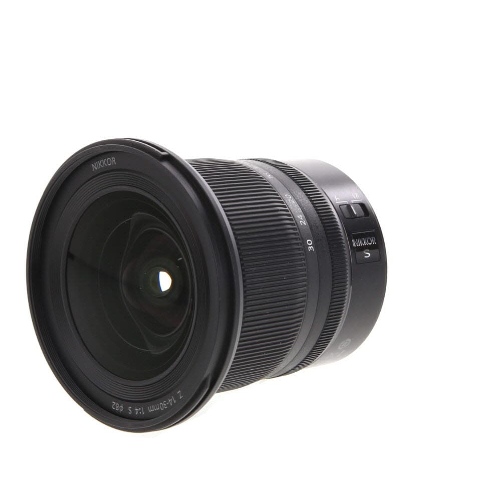 Nikon Nikkor Z 14-30mm f/4 S Autofocus FX Lens for Z-Mount, Black | 82 | - LN- - Like New Minus - With Caps, Hood | Used