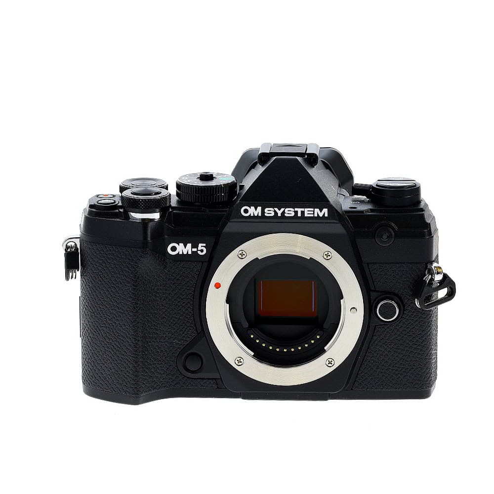 Olympus OM SYSTEM OM-5 Mirrorless MFT (Micro Four Thirds) Camera Body, Black | 20.4MP | - LN- - Like New Minus - With AC Adapter/USB Cable, Battery