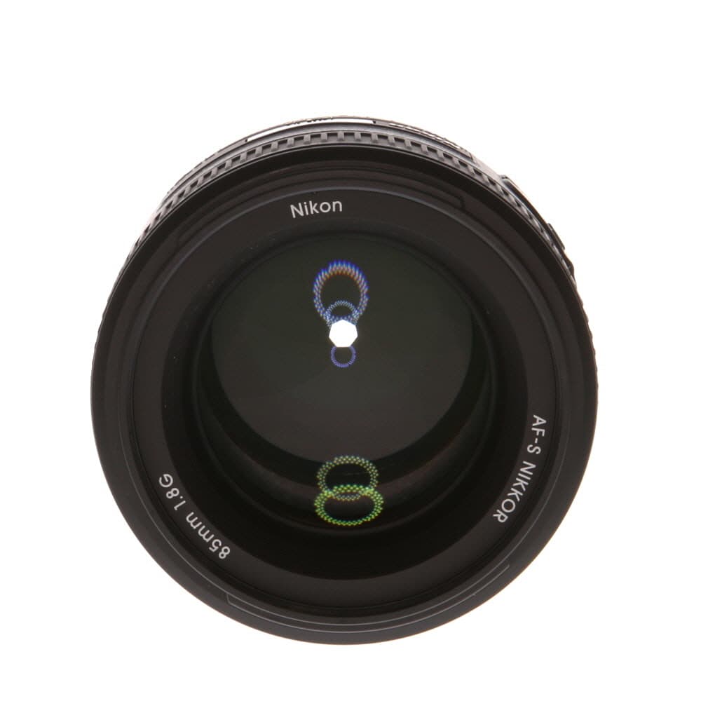 Nikon AF-S NIKKOR 85mm f/1.8 G Autofocus Lens | 67 | - EX - Excellent - With Caps | Used