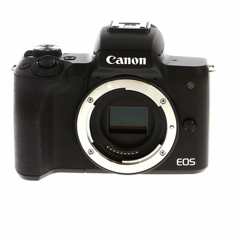 Canon EOS M50 Mark II Mirrorless Camera Body, Black | 24.1MP | - EX - Excellent - With Battery, Charger | Used
