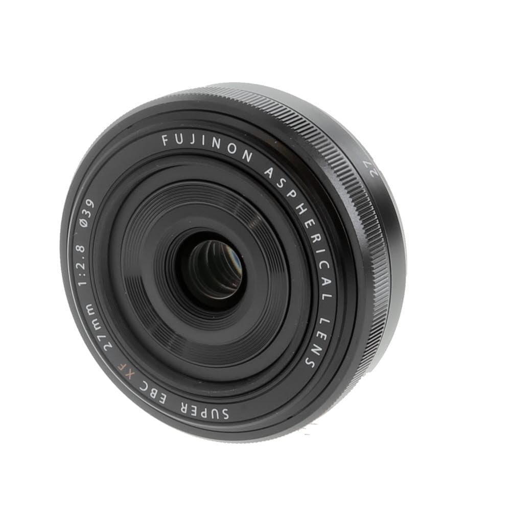 FUJIFILM XF 27mm f/2.8 Fujinon APS-C Lens for X-Mount, Black | 39 | - EX+ - Excellent Plus - With Caps | Used