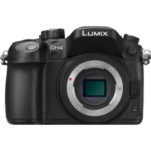 Panasonic Lumix DMC-GH4 Mirrorless MFT (Micro Four Thirds) Camera Body, Black | 16MP | - EX+ - Excellent Plus - With Battery and Charger | Used