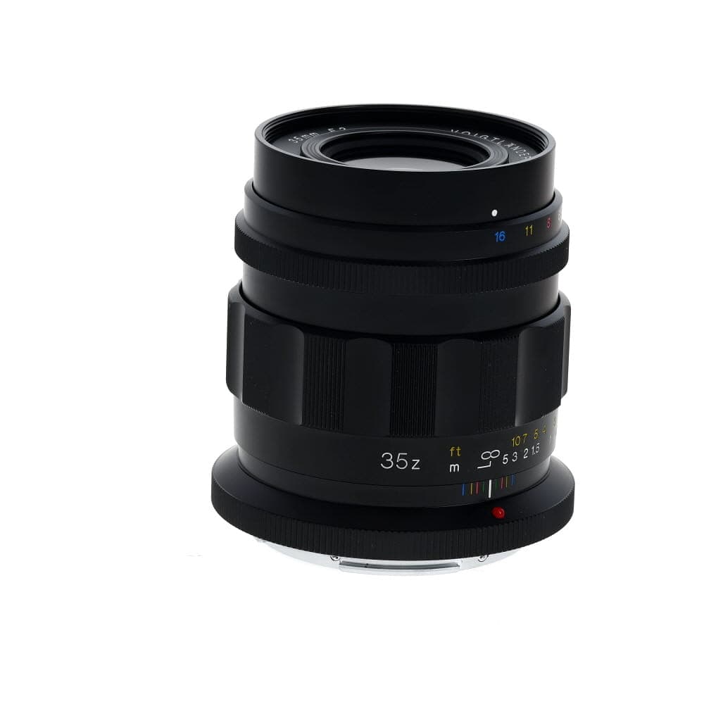 Voigtlander 35mm f/2 APO-LANTHAR Full-Frame Manual Focus Lens for Nikon Z-Mount, Black | 52 | - EX+ - Excellent Plus - With Caps, Hood | Used