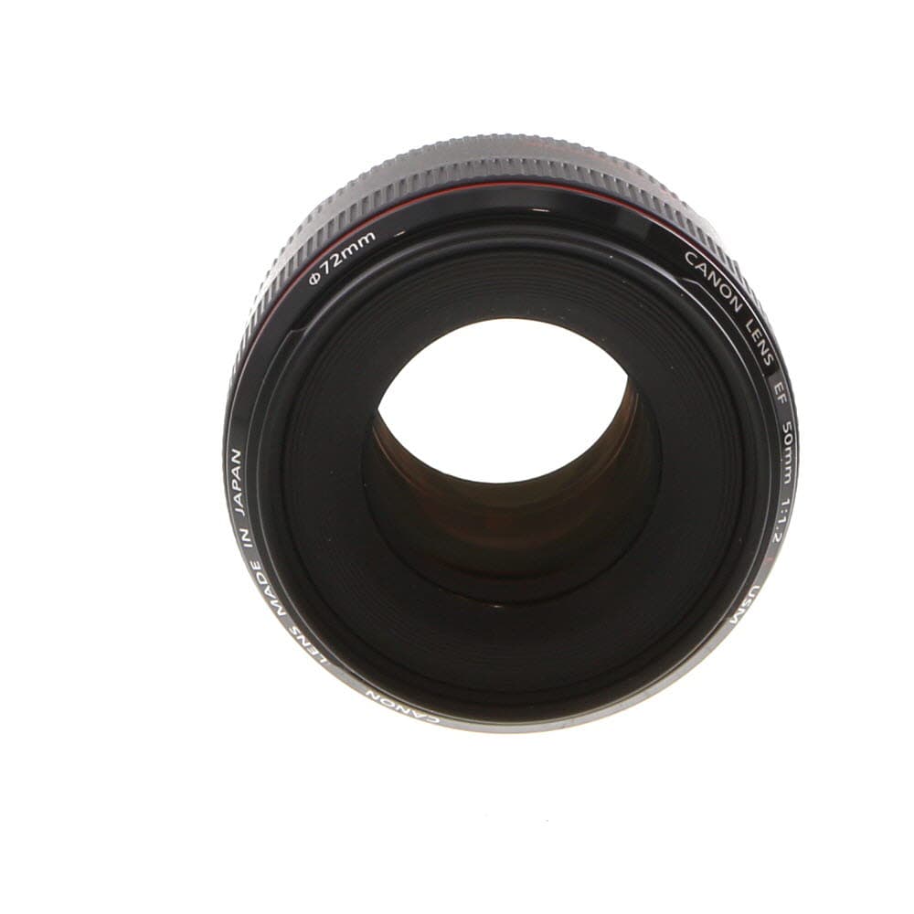 Canon 50mm f/1.2 L USM EF-Mount Lens | 72 | - EX+ - Excellent Plus - With Caps | Used