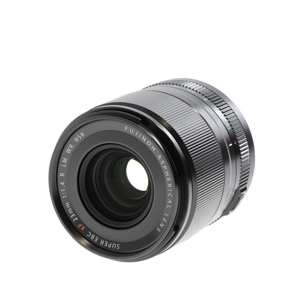 FUJIFILM XF 23mm f/1.4 R LM WR Fujinon APS-C Lens for X-Mount, Black | 58 | - EX+ - Excellent Plus - With Caps, Hood | Used