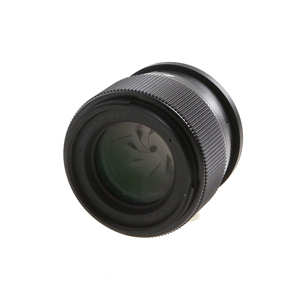 Sigma 56mm f/1.4 DC DN C (Contemporary) Autofocus APS-C Lens for Leica L-Mount, Black | 55 | - LN- - Like New Minus - With Caps | Used
