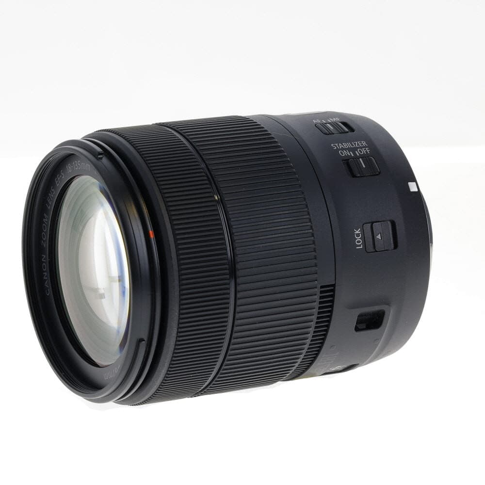 Canon EF-S 18-135mm f/3.5-5.6 IS Nano USM Autofocus APS-C Lens, Black | 67 | - EX+ - Excellent Plus - With Caps | Used