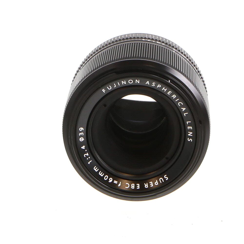 FUJIFILM XF 60mm f/2.4 (R Macro) Fujinon APS-C Lens for X-Mount, Black | 39 | - EX - Excellent - With Caps and Hood | Used