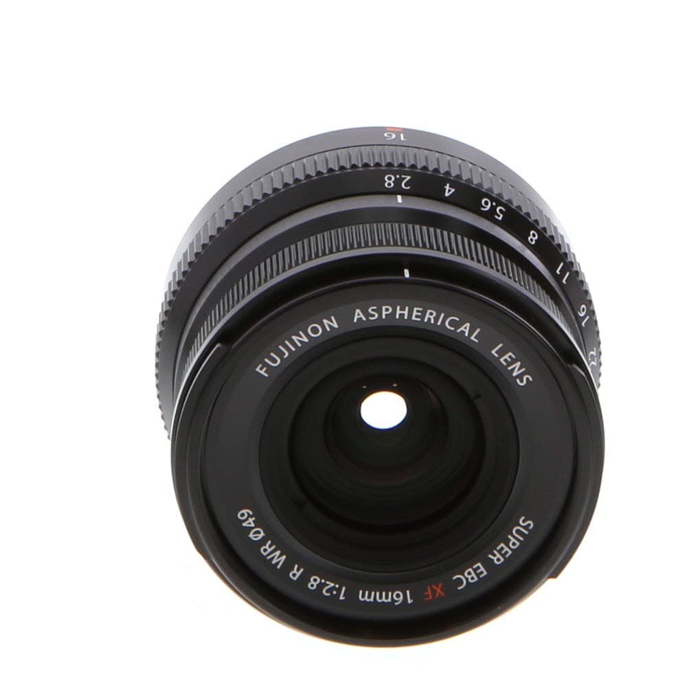 FUJIFILM XF 16mm f/2.8 R WR Fujinon APS-C Lens for X-Mount, Black | 49 | - LN- - Like New Minus - With Caps | Used