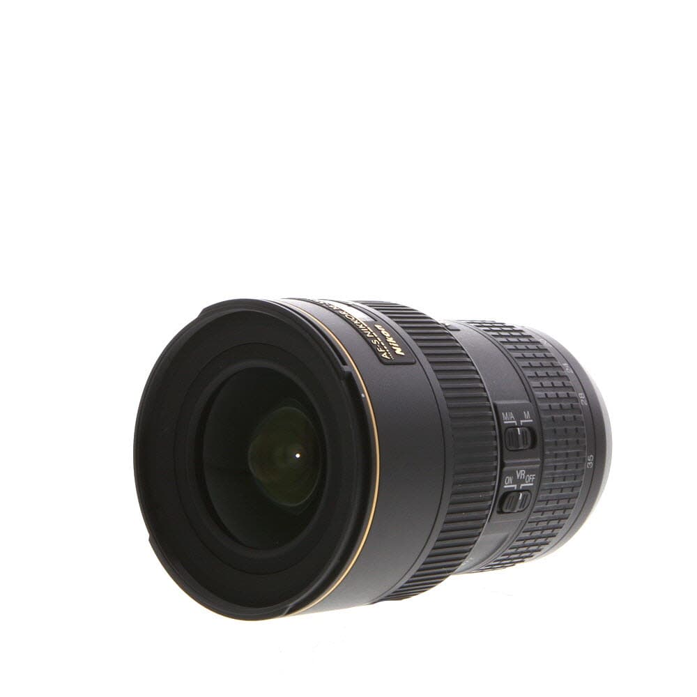 Nikon AF-S NIKKOR 16-35mm f/4 G ED VR Autofocus Lens | 77 | - EX - Excellent - With Case, Caps and Hood | Used