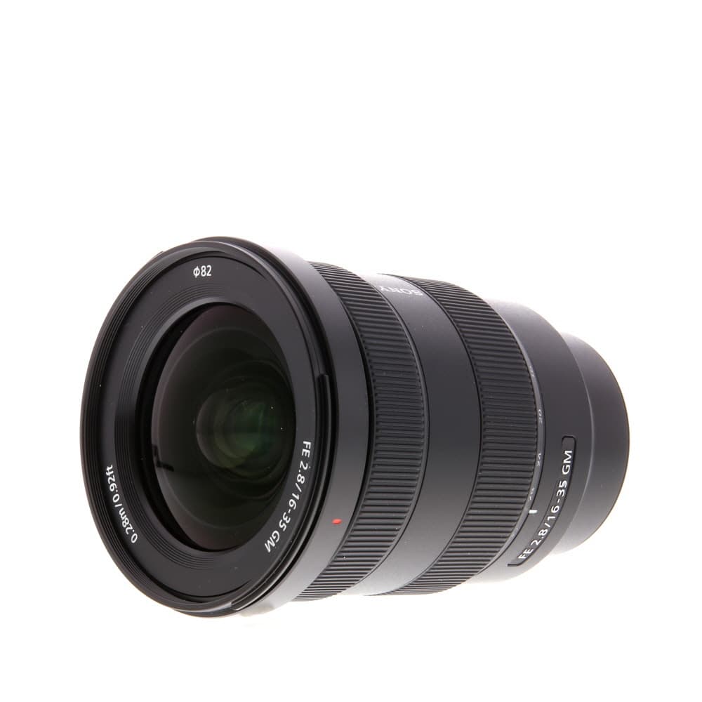 Sony FE 16-35mm f/2.8 GM Full-Frame Autofocus Lens for E-Mount, Black | 82 | SEL1635GM - EX+ - Excellent Plus - With Caps | Used