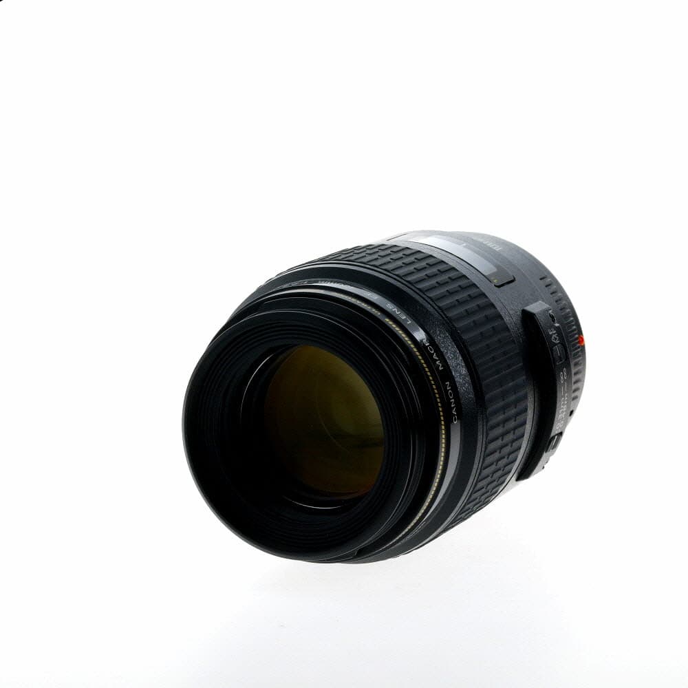 Canon 100mm f/2.8 Macro USM EF-Mount Lens | 58 | - EX+ - Excellent Plus - With Caps | Used