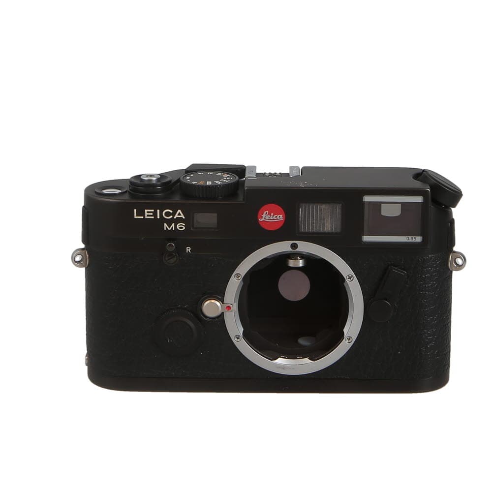 Leica M6 TTL (0.85X Finder/35-135mm) 35mm Rangefinder Camera Body, Black Chrome (10436) - EX - Excellent | Used