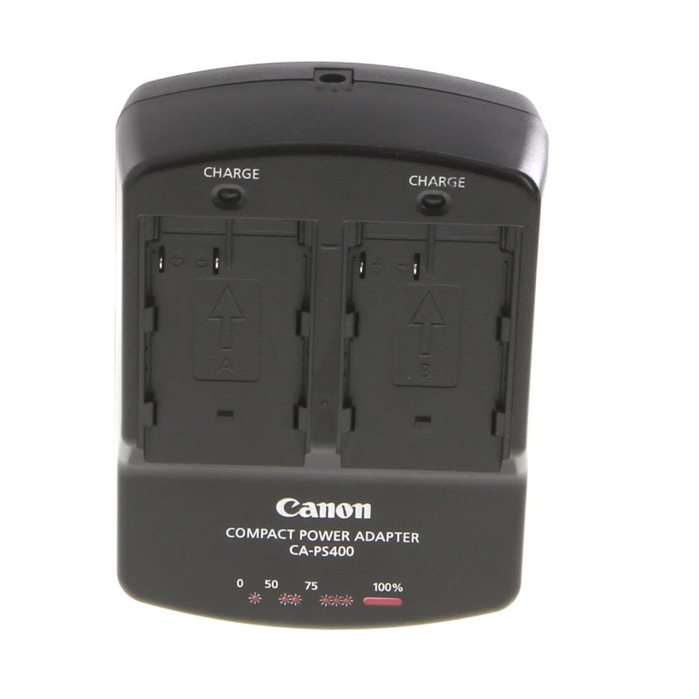 Canon CA-PS400 Dual Battery Compact Power Charger for BP-511, 512, 514, 522, 535 - BGN - Bargain | Used