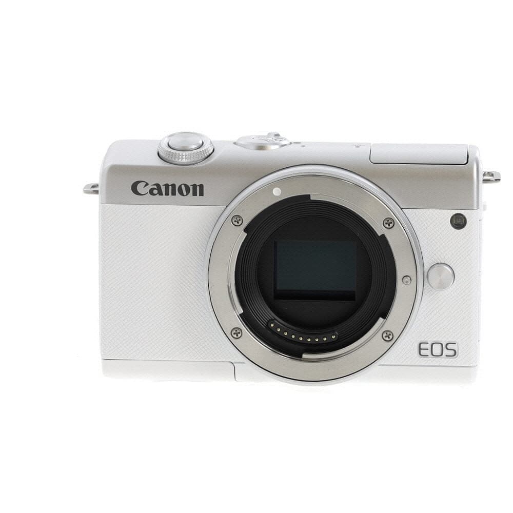 Canon EOS M200 Mirrorless Camera, White | 24.1MP | - LN- - Like New Minus - With Battery, Charger | Used