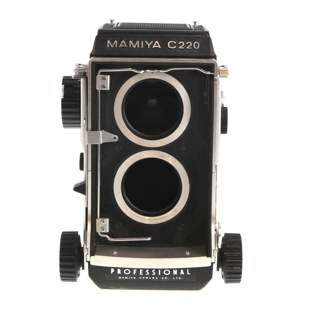 Mamiya C220 Twin Lens Reflex (TLR) Medium Format Camera Body - BGN - Bargain - With Waist Level Finder; Engraved | Used