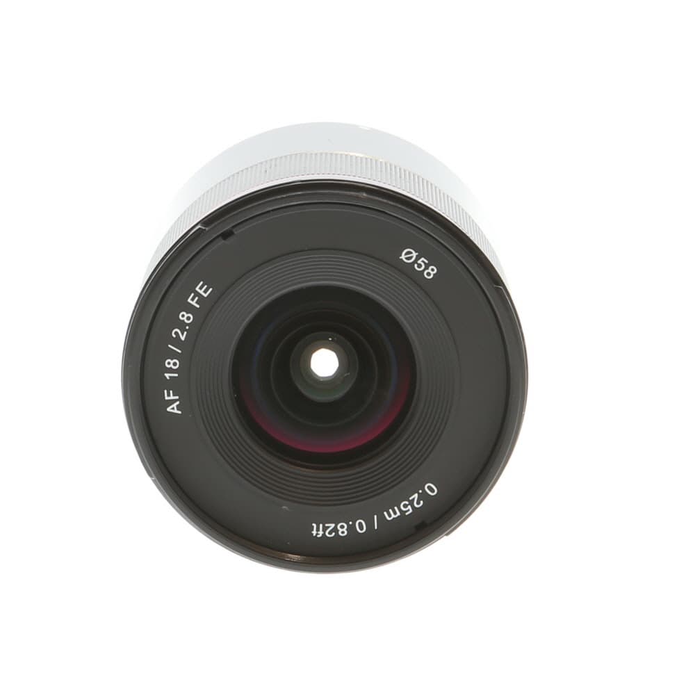 Samyang AF 18mm f/2.8 FE Lens for Sony E-Mount, Black | 58 | - EX - Excellent - With Caps, Case, Hood | Used