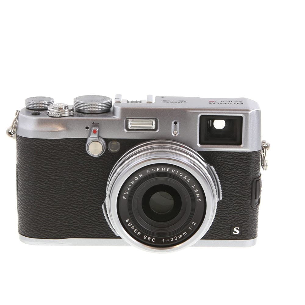 Fujifilm X100S Digital Camera, Silver | 16.3MP | - EX+ - Excellent Plus - With Caps, Battery and Charger | Used