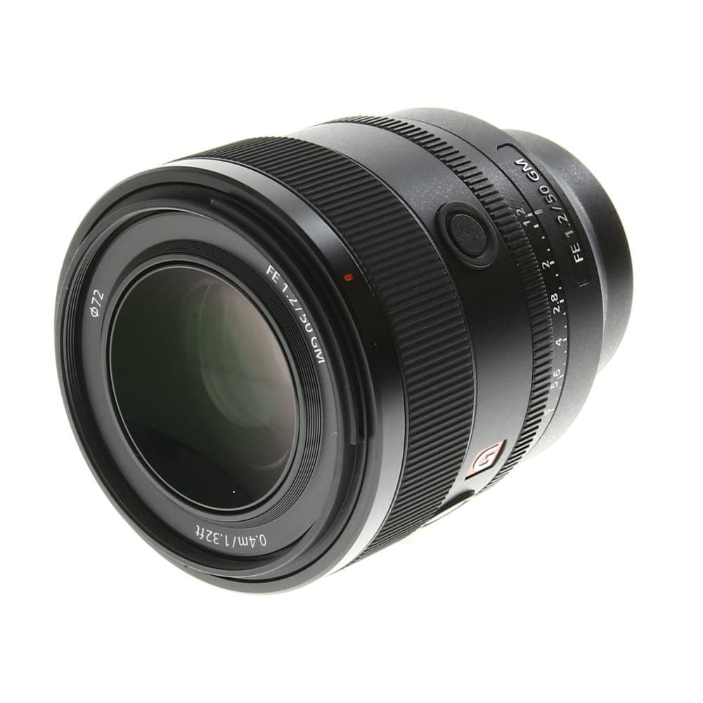 Sony FE 50mm f/1.2 GM Full-Frame Autofocus Lens for E-Mount, Black | 72 | SEL50F12GM - EX - Excellent - With Caps, Case, Hood | Used