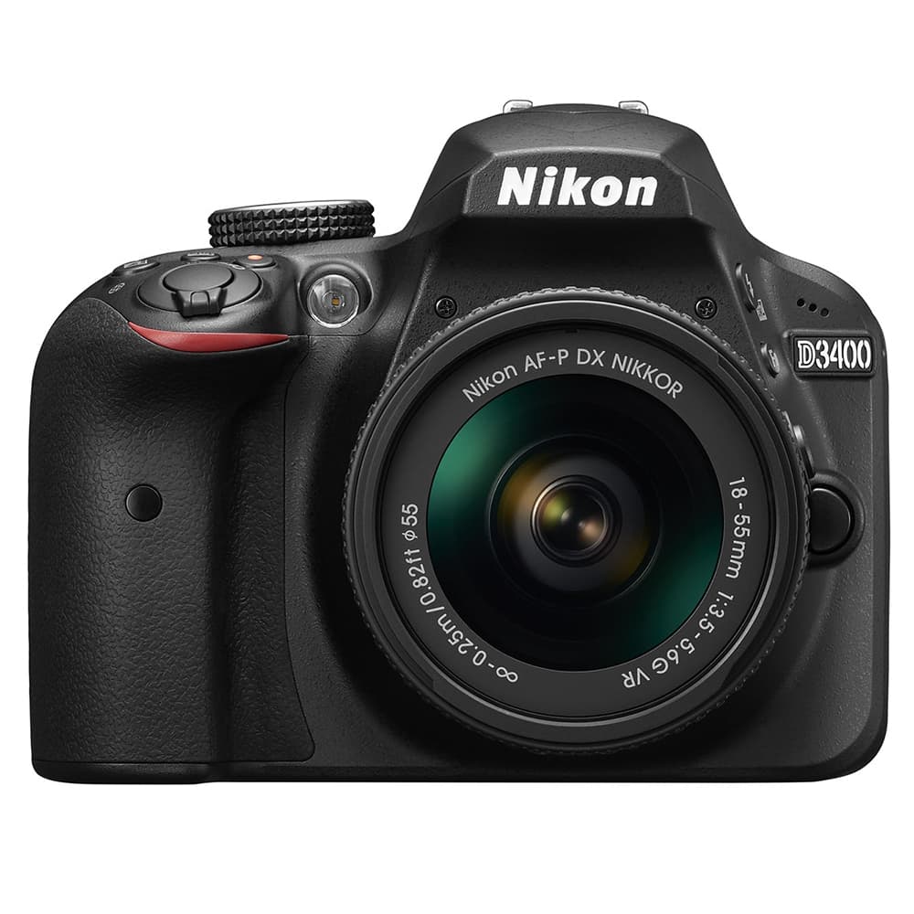 Nikon D3400 DSLR Camera Body, Black | 24.2MP | - EX+ - Excellent Plus - With Battery & Charger | Used