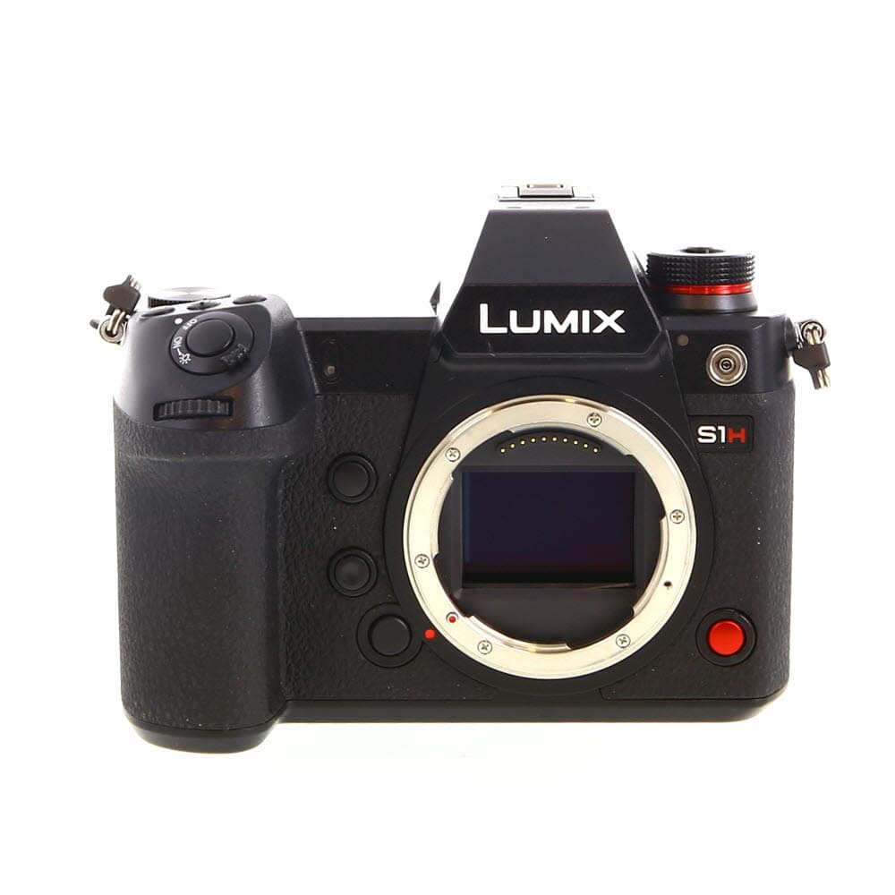 Panasonic Lumix S1H Mirrorless Full-Frame L-Mount Camera Body, Black | 24.2MP | - EX+ - Excellent Plus - With Battery & Charger | Used